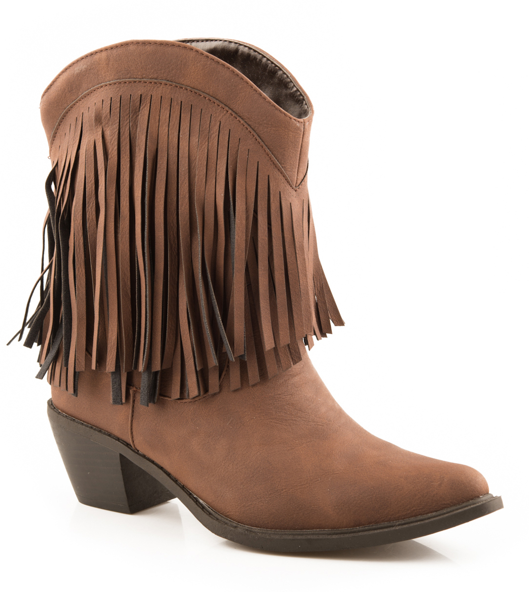 womens fringe boots roper fashion womens faux smooth leather 8 quot shorty western womens fringe boots roper fashion womens faux smooth leather 8 quot shorty western
