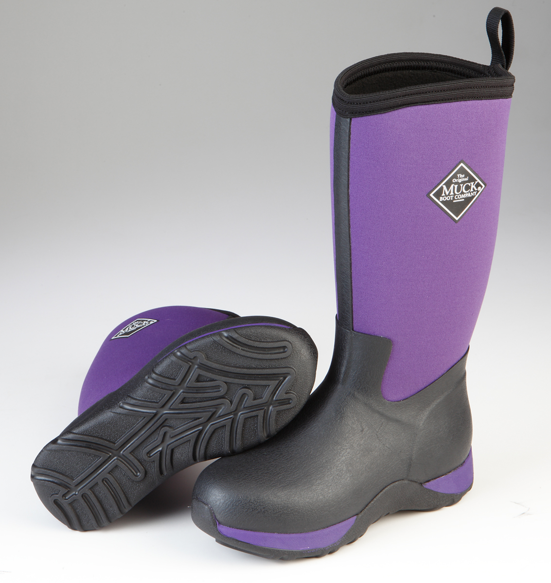 Muck Arctic Adventure Kids Girls Purple Foam Winter Boots Cold eBay