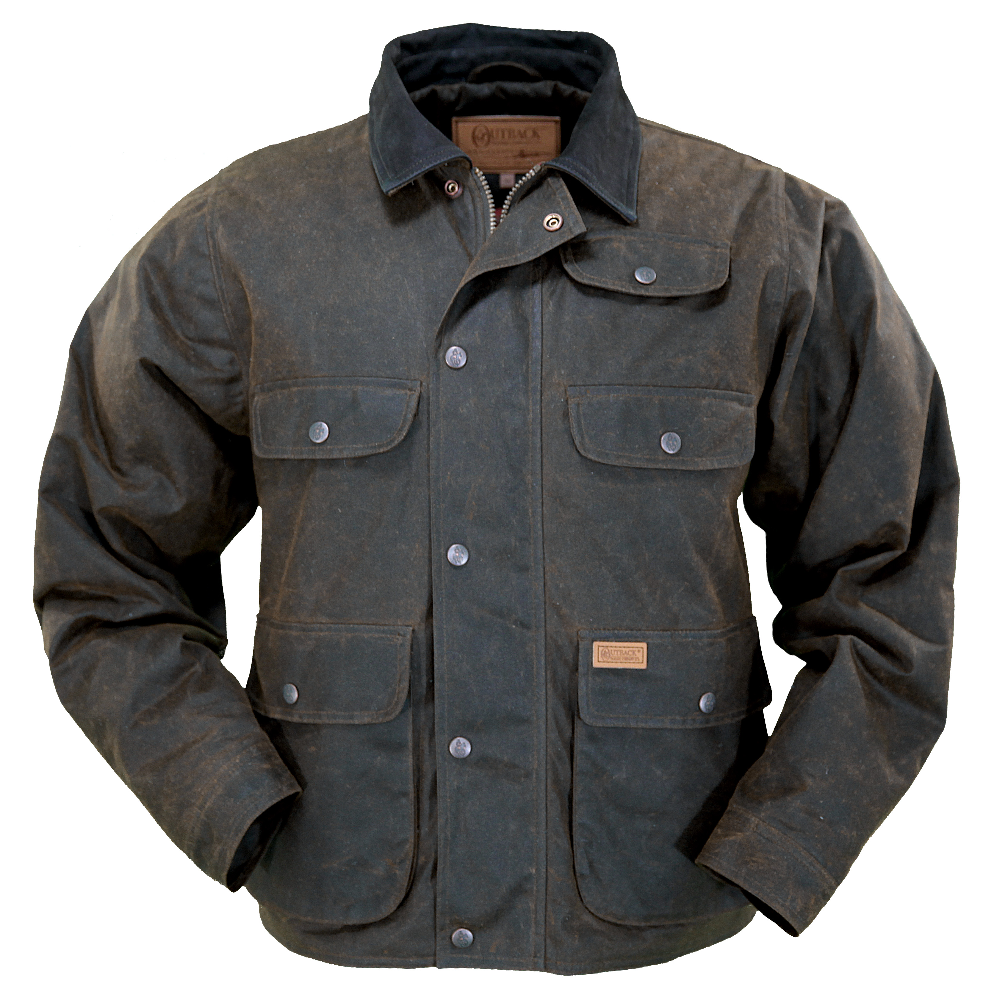 Outback Trading Co. Overlander Vest Mens Bronze 100 Cotton 12 Oz