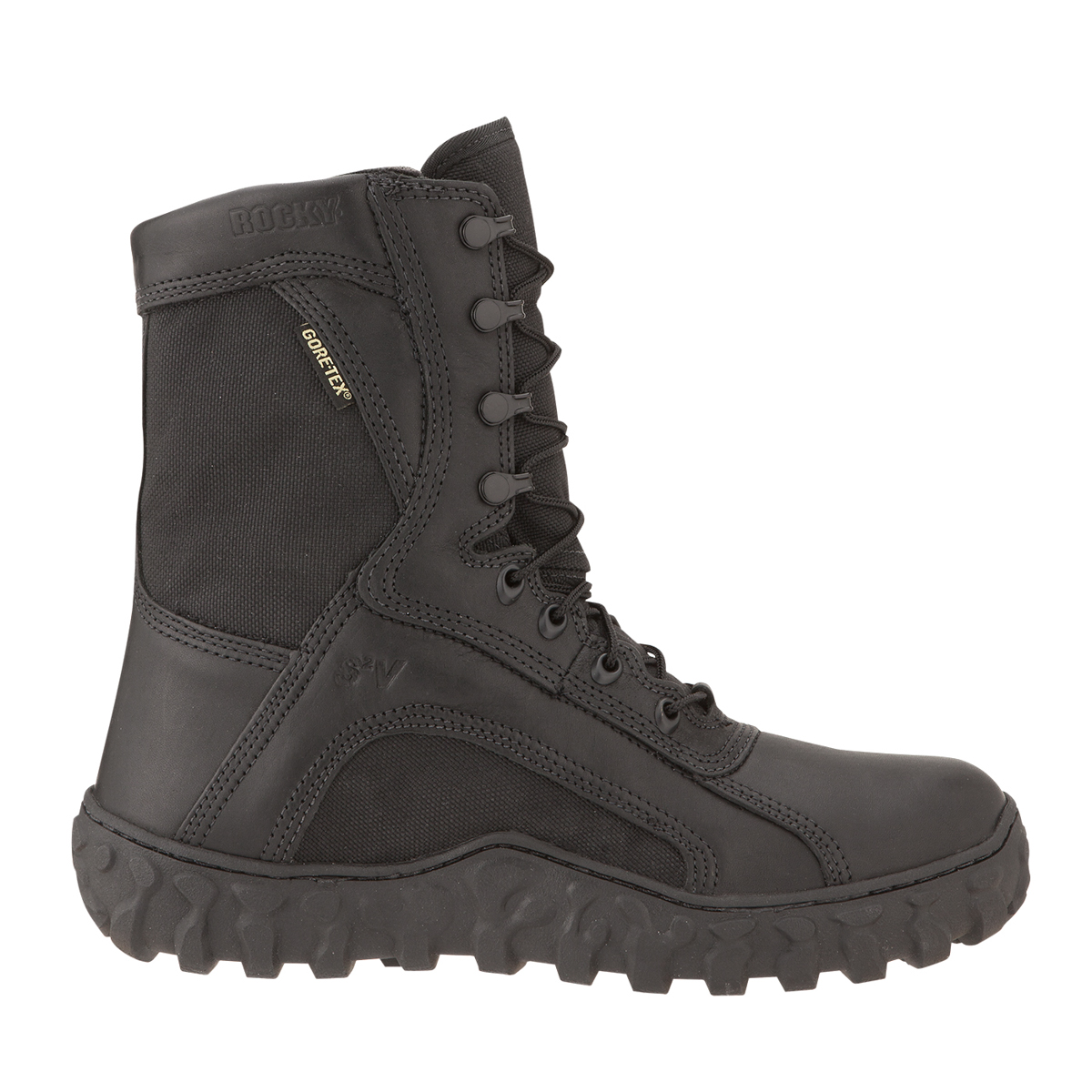 Rocky S2V Mens Black Leather Goretex Waterproof Tactical Military Boots