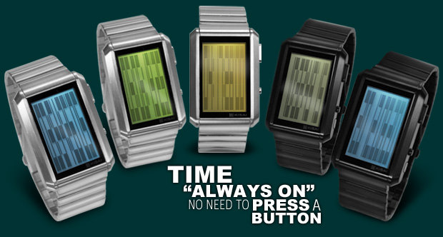 Upload LCD watch range in 8 models