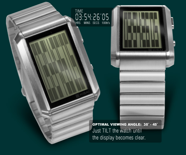 Upload watch with Natural colour LCD