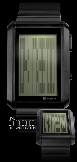 Black watch with Natural LCD