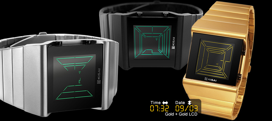 Kisai Space Digits LCD watch