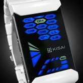 Console Acetate White Led Watches