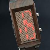 Sequence Wood Link Led Watches