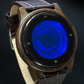 Vortex Wood Lcd Watches
