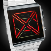 X Acetate White Led Watches