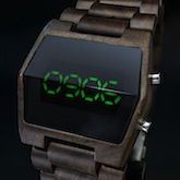 Xtal Wood Led Watches