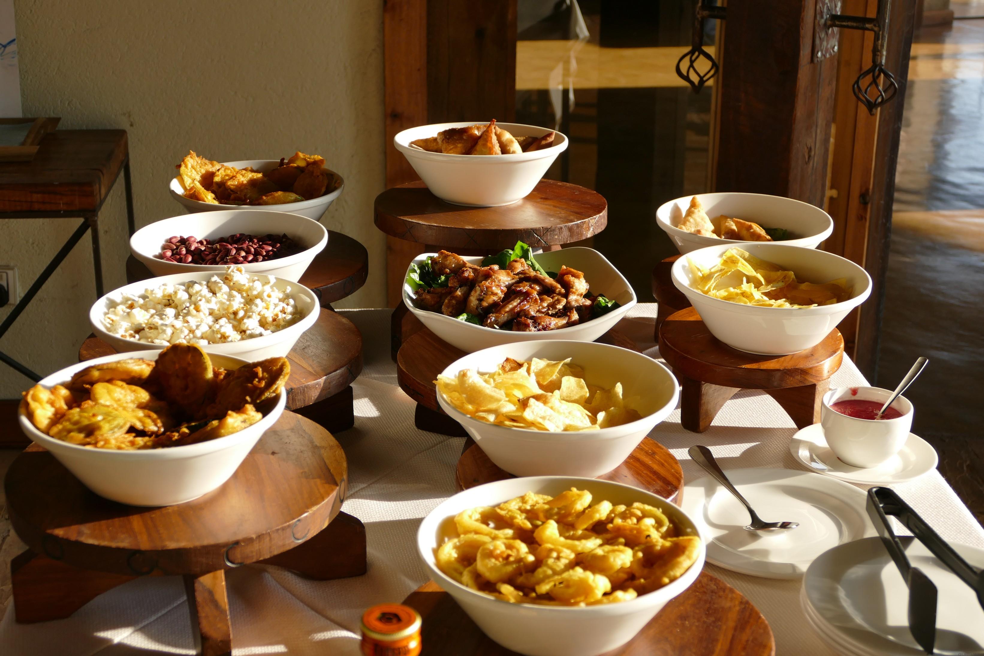 Mouth watering snacks..
