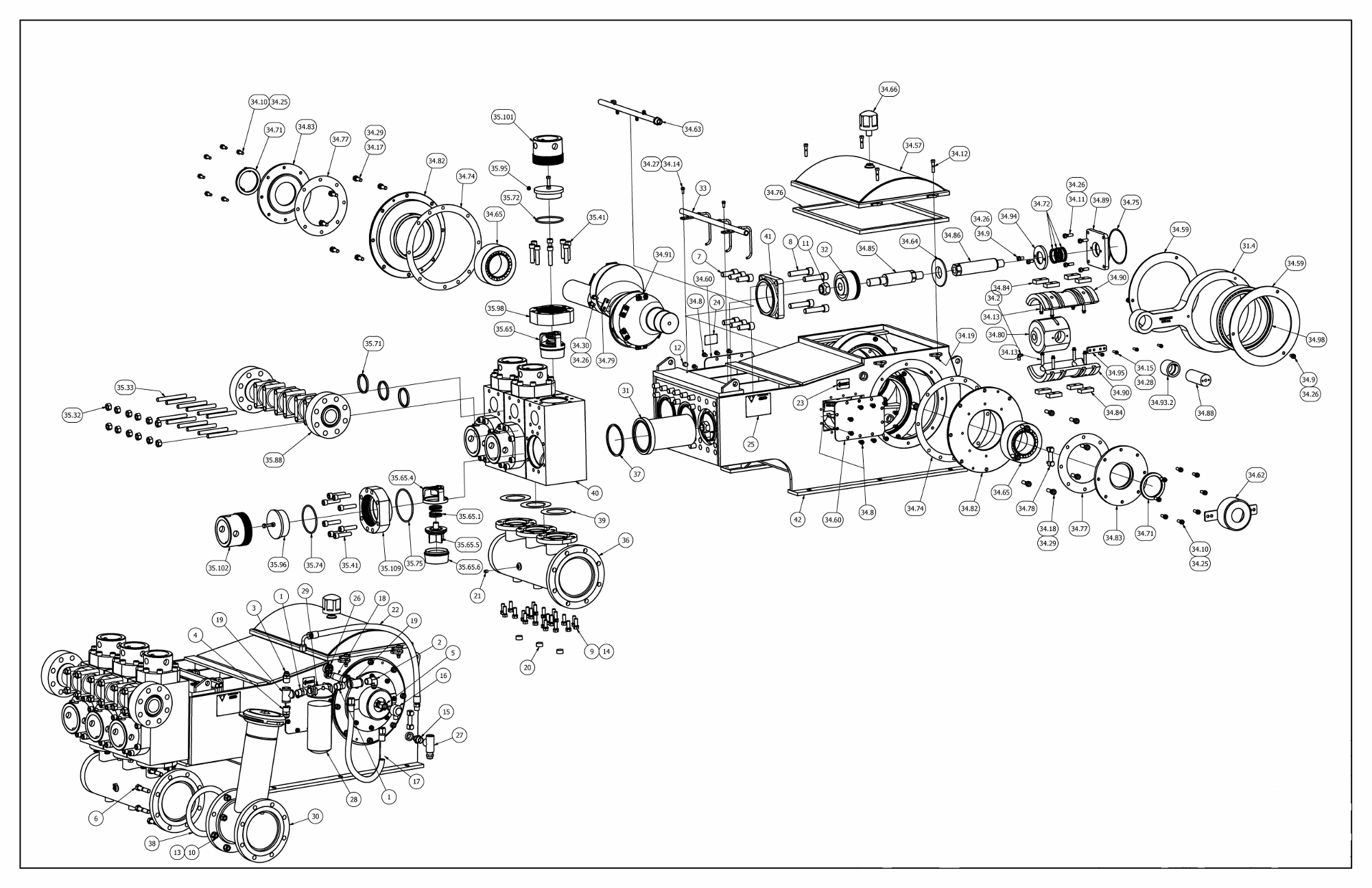 TT-660 Pump Parts View