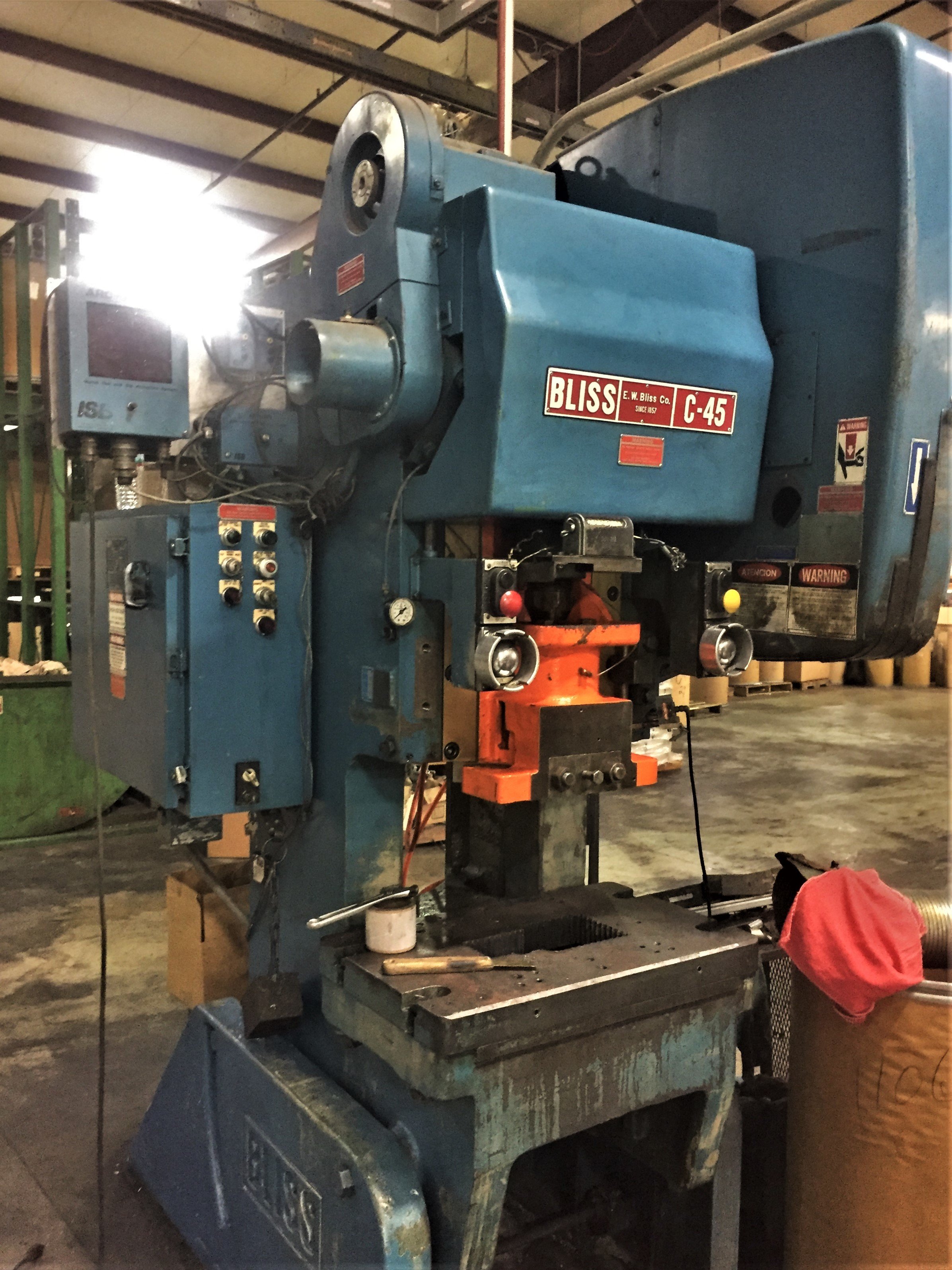 45 Ton Capacity Bliss O.B.I. Press For Sale 45tCapBlissC45PressFS