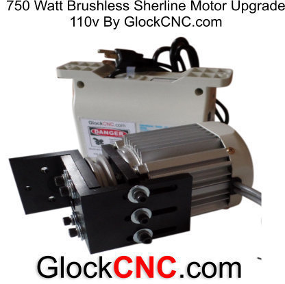 750 Watt Motor+Controller Continuous Duty Sherline & Taig or Universal Headstocks 1 HP