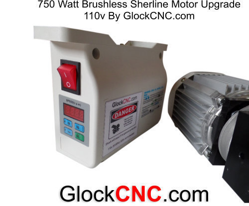 750 Watt Motor+Controller Continuous Duty Sherline & Taig or Universal Headstocks 1 HP