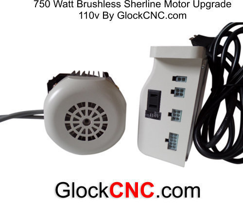750 Watt Motor+Controller Continuous Duty Sherline & Taig or Universal Headstocks 1 HP