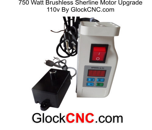 750 Watt Motor+Controller Continuous Duty Sherline & Taig or Universal Headstocks 1 HP