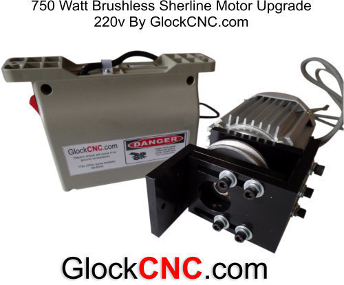 750 Watt Motor+Controller Continuous Duty Sherline & Taig or Universal Headstocks 1 HP