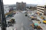 Construction progress at new U District Sound Transit station