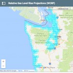The new report combines sea-level rise projections with specific geologic land motion at 171 sites along Washington’s coast.