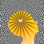 A silohette of a head with a bird in place of the mind