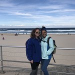 Cara and Lunder on Bondi Beach