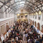 Photo of 2013 Undergraduate Research Symposium poster session.