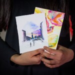 Photo of Grace Wang's illustrations