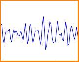 Sodium channels cause nerve cells and other excitable cells to emit electrical signals. Brain electrical signals can be recorded in EEGs, such as the fragment above.