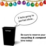 Garbage can says "I hate going to parties alone"