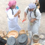 Role players in a simulated Iraqi village
