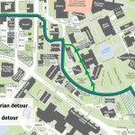 Map with detours market