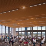 rendering of Zillow Commons event space