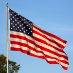 American flag photo