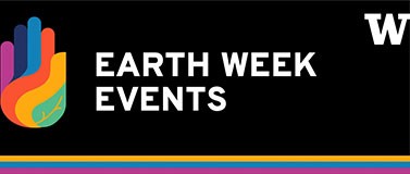 Earth Week hand logo