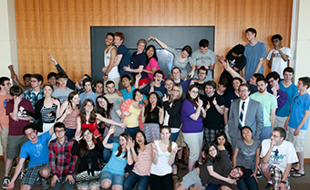 Group photo of undergraduate TAs