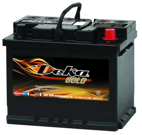 Deka / East-Penn 647MF Group 47 12 Volt CCA 12 CA 800 Gold / A3 - Technology- Maintenance-Free Battery Deka 647MF