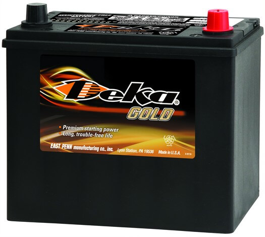 Deka / East-Penn 651RMF Group 51R 12 Volt CCA 12 CA 615 Gold / A3 - Technology- Maintenance-Free Battery Deka 651RMF