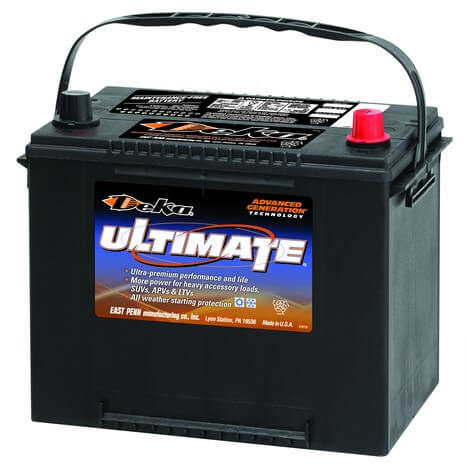 Deka / East-Penn 724FMF Group 24F 12 Volt CCA 12 CA 890 Ultimate - Maintenance Free - Auto/Light Truck/Van Battery Deka 724FMF