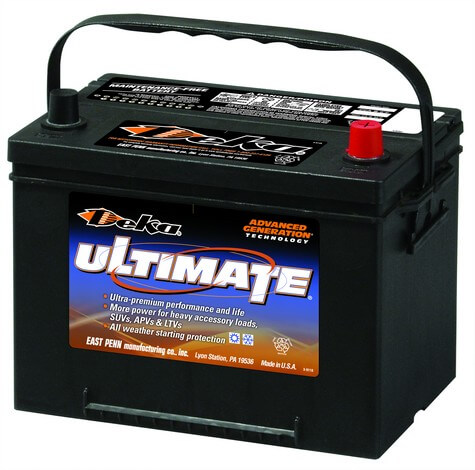 Deka / East-Penn 734RMF Group 34R 12 Volt CCA 12 CA 985 Ultimate - Maintenance Free - Auto/Light Truck/Van Battery Deka 734RMF