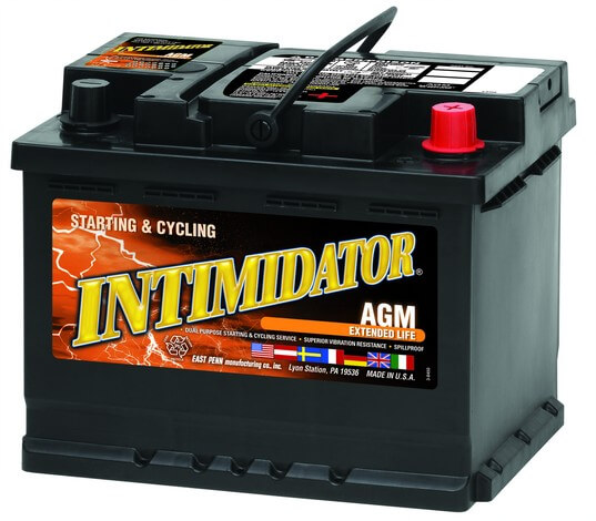 Deka / East-Penn 9A47 Group 47 12 Volt CCA 12 CA 690 Intimidator - Agm - Valve Regulated Battery Deka 9A47