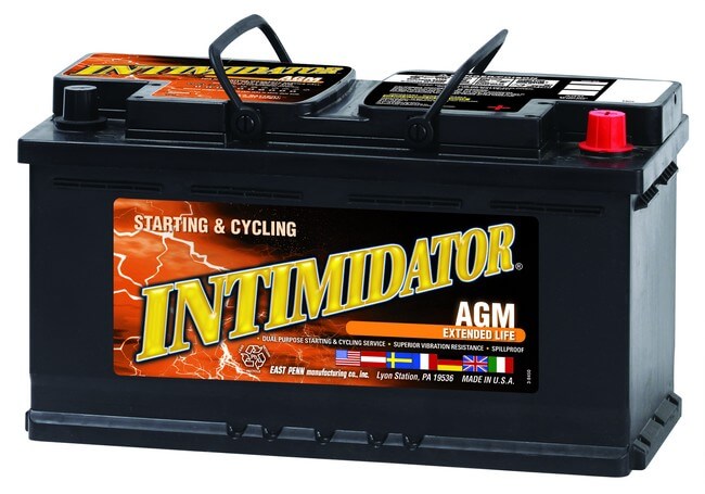 Deka / East-Penn 9A49 Group 49 12 Volt CCA 12 CA 975 Intimidator - Agm - Valve Regulated Battery Deka 9A49