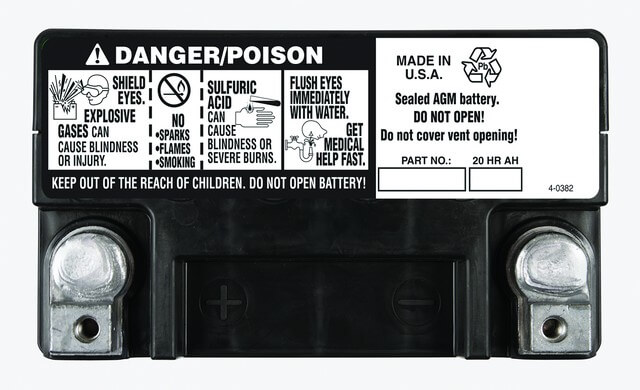 Deka / East-Penn AUX12 Group 401 12 Volt Agm - Automotive Auxiliary Battery Deka AUX12