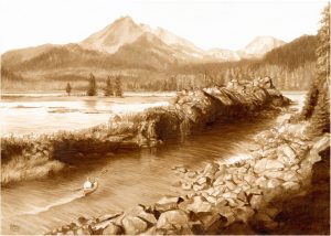 Kayaking Sparks Lake