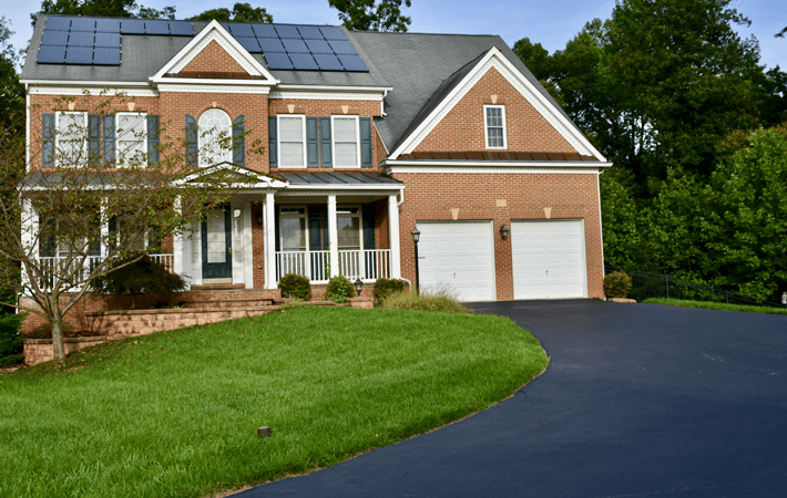 Asphalt residential driveways