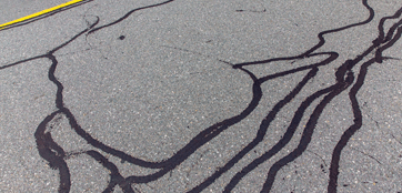 Asphalt crack sealing denver