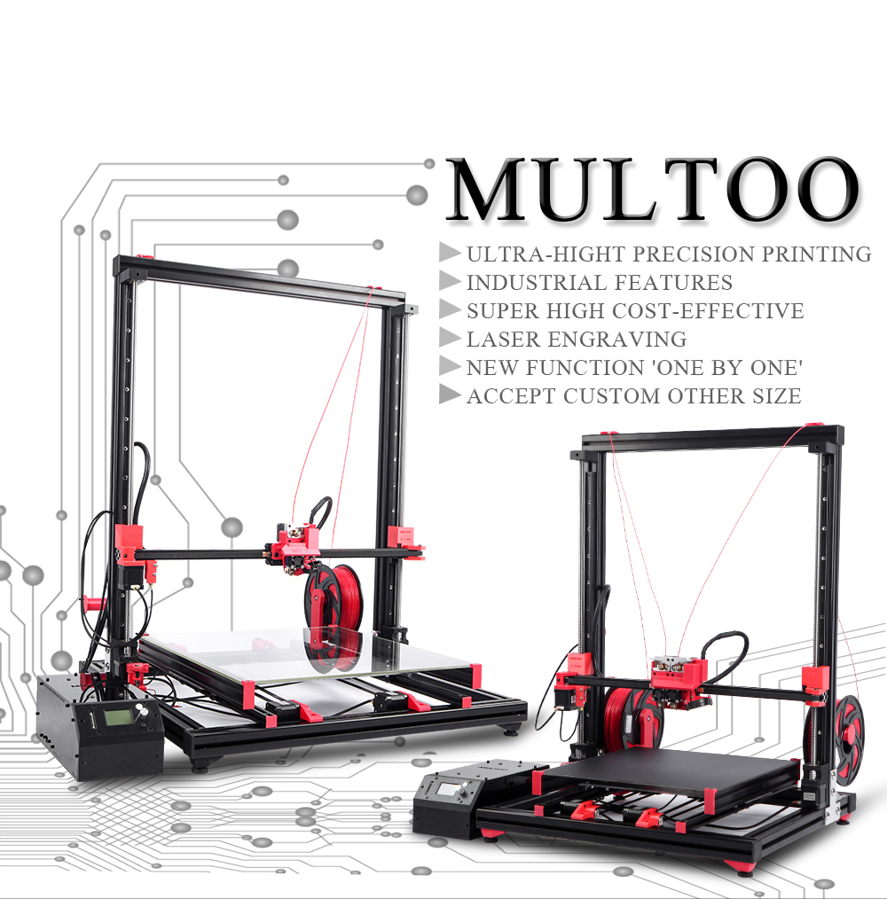 Multoo MT2 Large 3D Printer