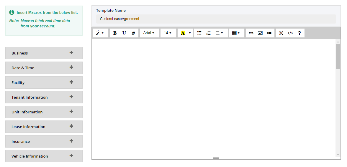 Customized Agreement