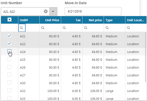 Multiple Move In