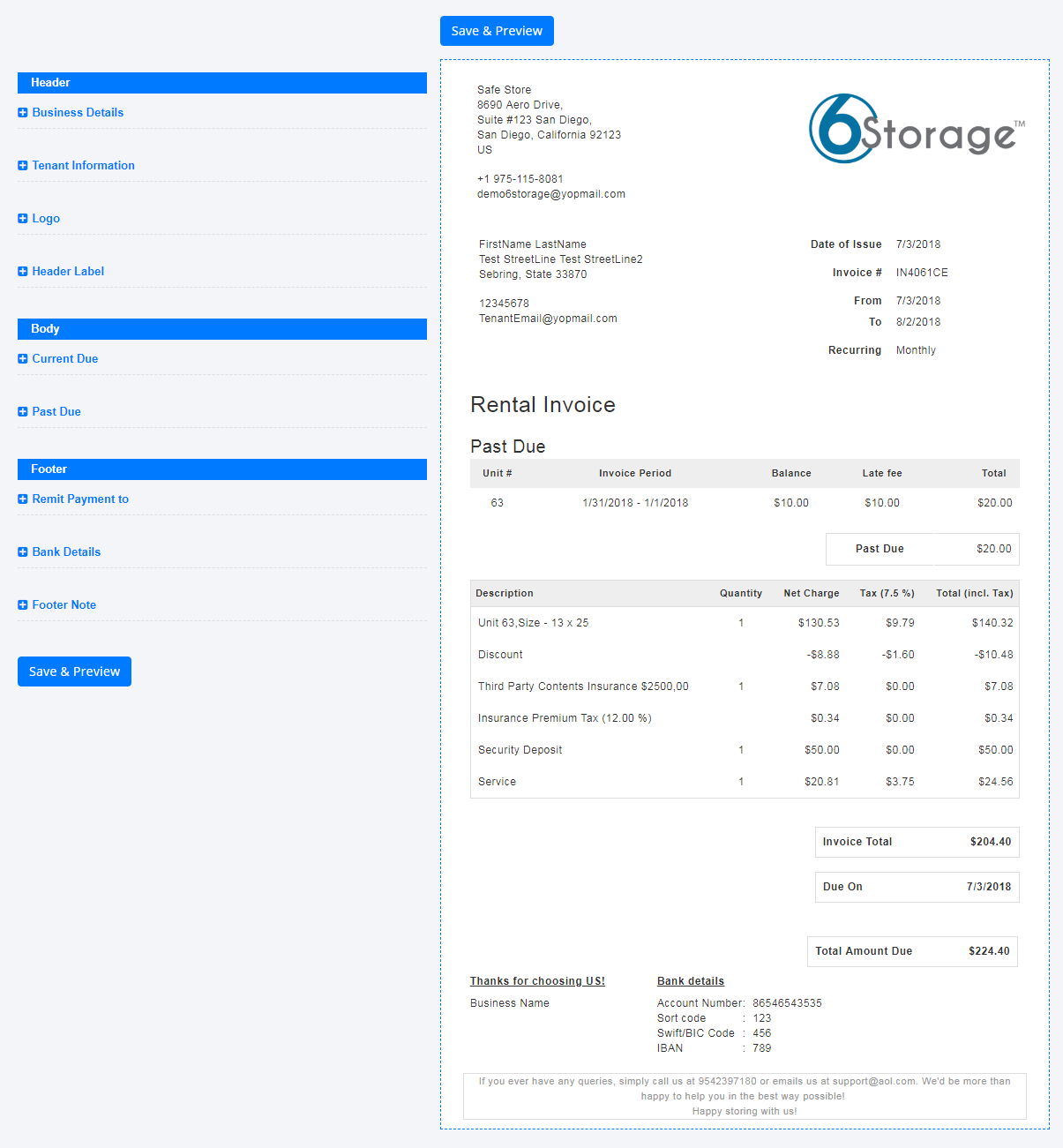 Customization of Documents