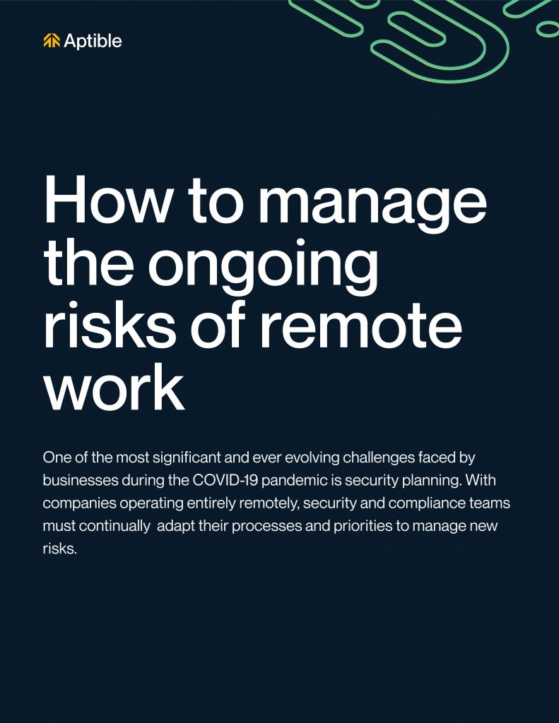 Download How to Manage the Ongoing Security and Compliance Risks of Remote  Work Whitepaper | TechDemand